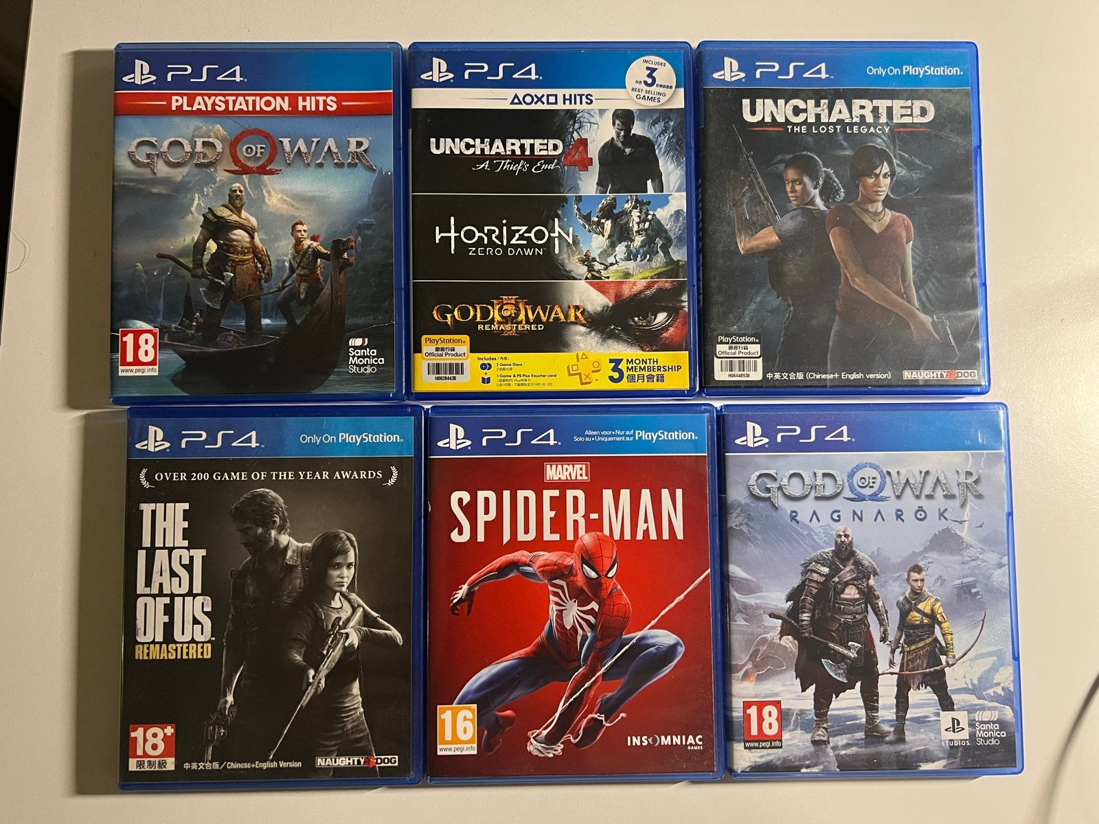 PS4 Games: God of War, Uncharted, The Last of Us, Avontuur en Actie, Online, Vanaf 18 jaar, 1 speler