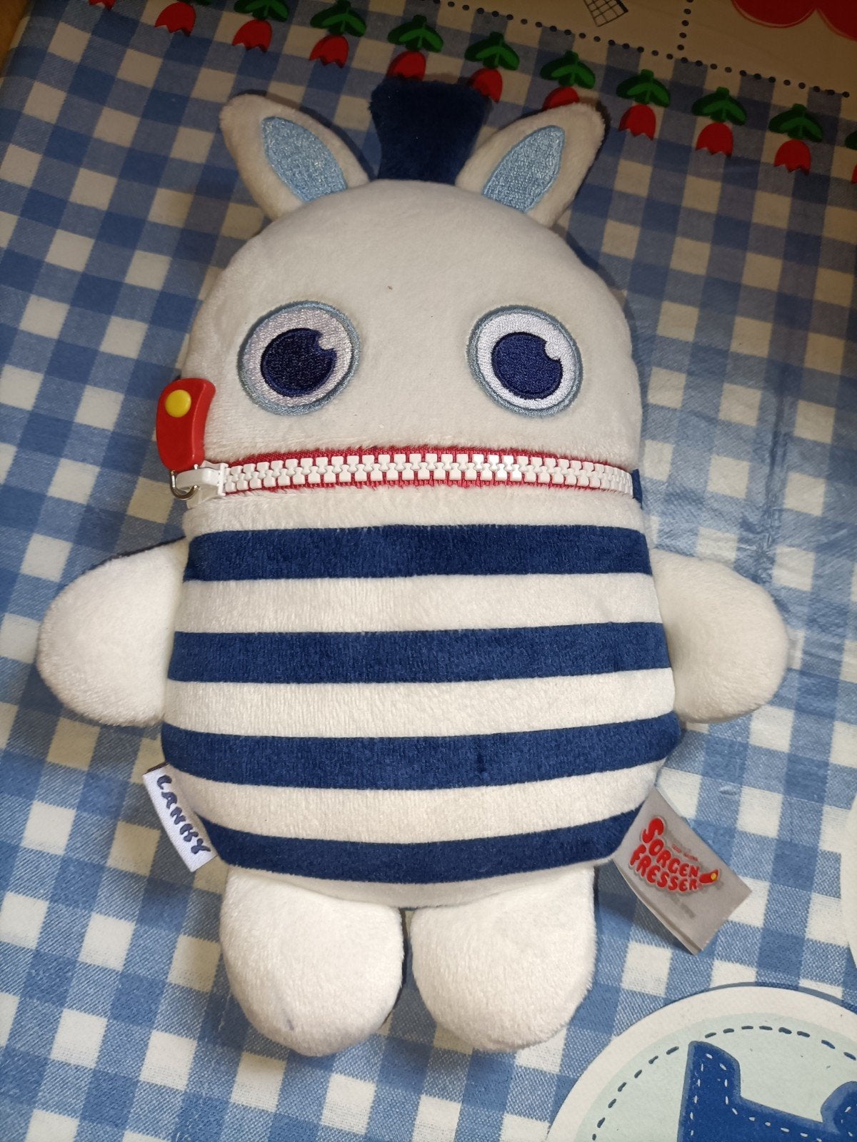 Zorgenvriendje Sorger Fresser knuffel 23 cm groot, Ophalen of Verzenden, Zo goed als nieuw, Overige typen