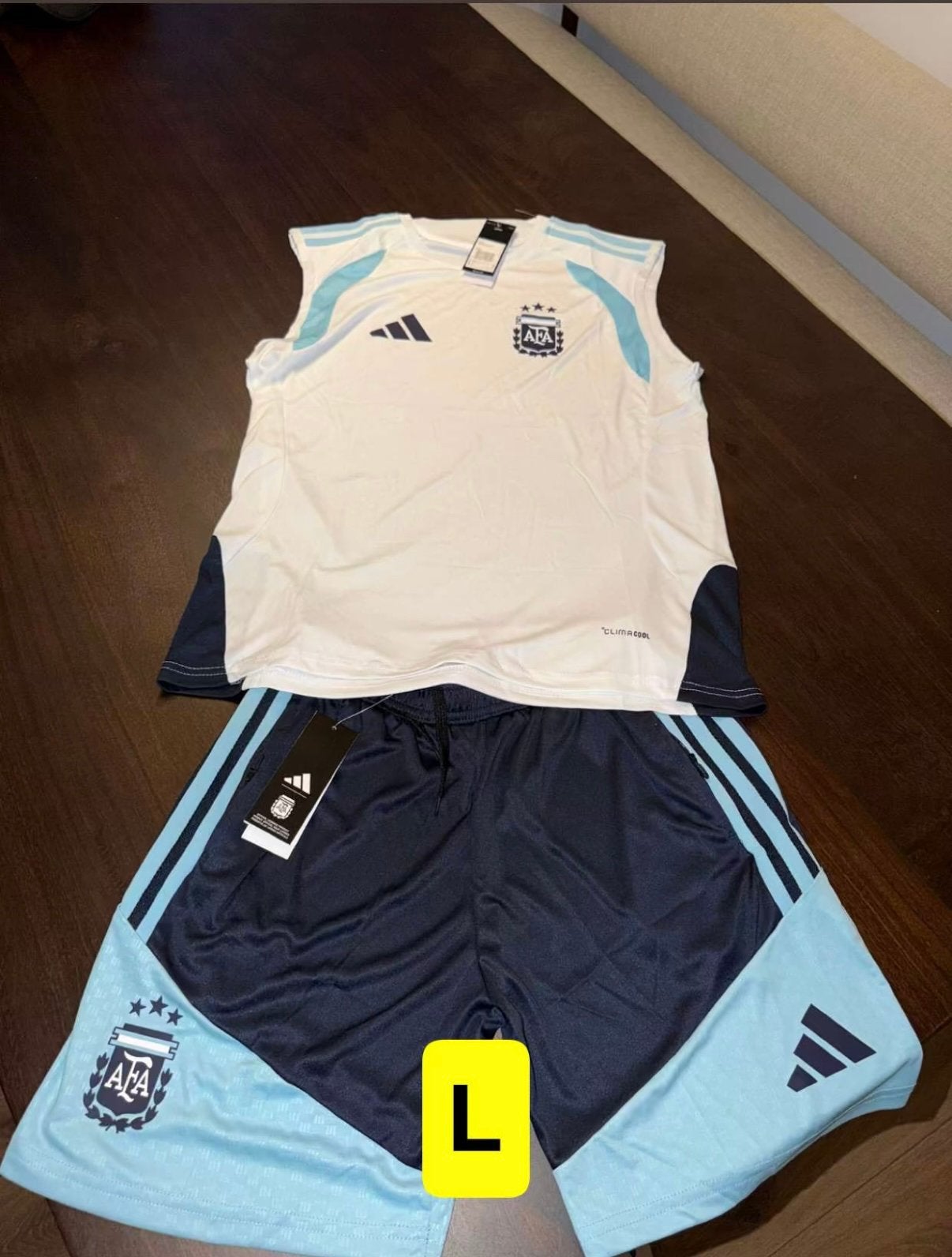Argentinie set maat L, Kleding | Heren, Sportkleding, Verzenden, Nieuw, Voetbal