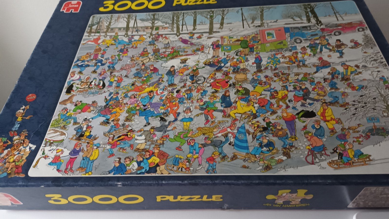 jan van haasteren 3000 stukjes, Ophalen, Meer dan 1500 stukjes, Zo goed als nieuw