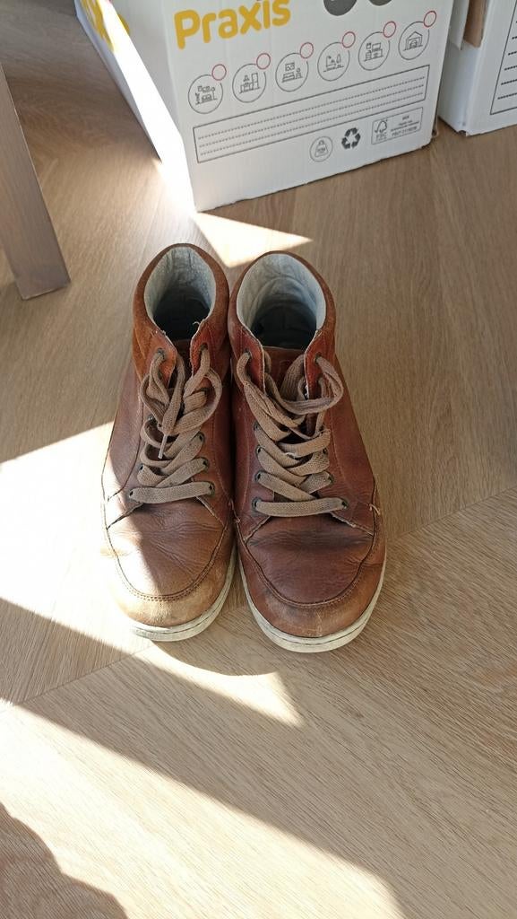 HUB schoenen maat 43 - Gedragen, Bruin, Ophalen of Verzenden, Sneakers of Gympen, HUB