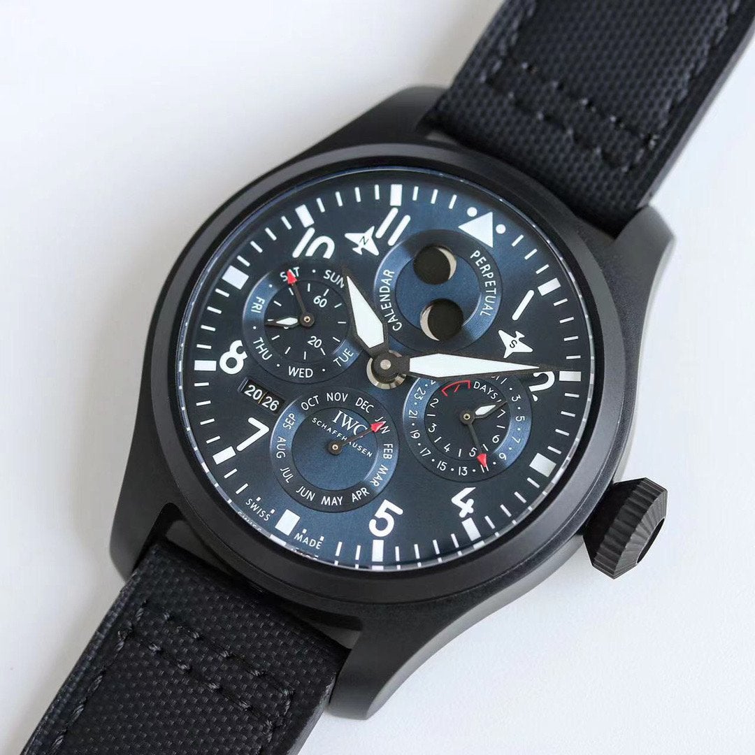 IWC Schaffhausen Perpetual Calendar Horloge, Ophalen of Verzenden, Zo goed als nieuw