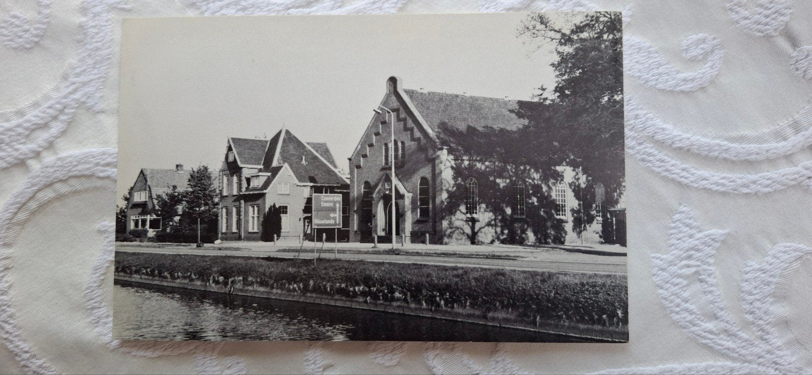 Oude ansichtkaart De Krim, Geref. kerk, Hoofdweg, Ophalen of Verzenden, 1960 tot 1980, Gelopen, Overijssel