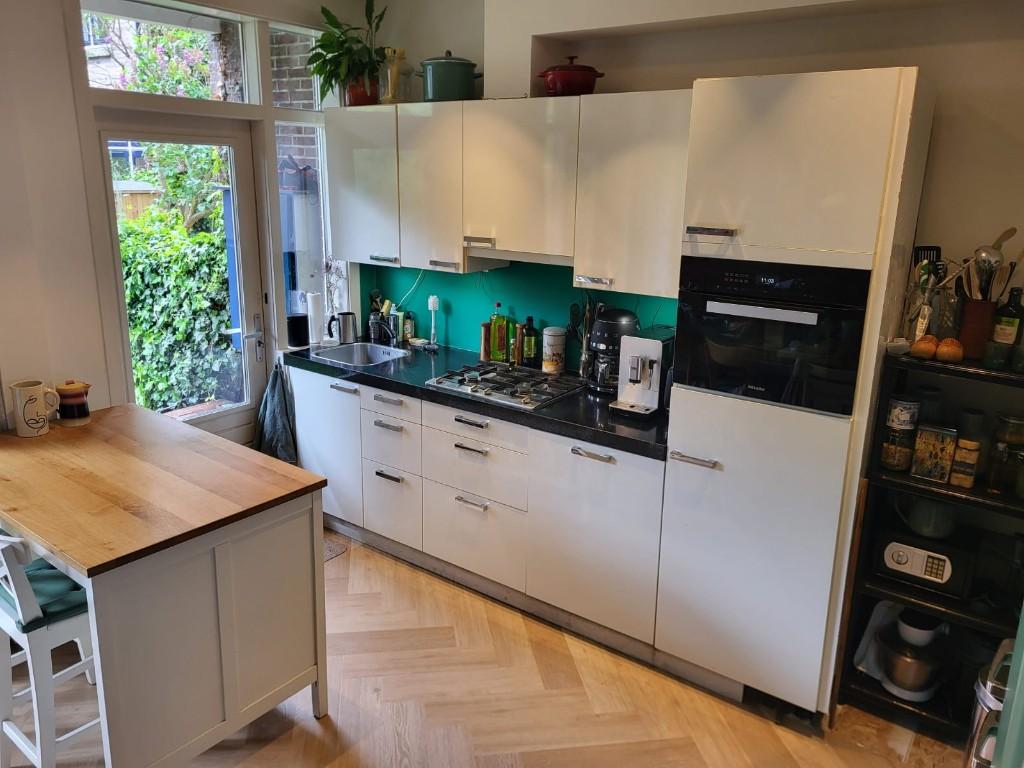 Complete Keuken, incl. vaatwasser, Huis en Inrichting, Ophalen, Gebruikt, Graniet of Steen, Enkelwandige keuken