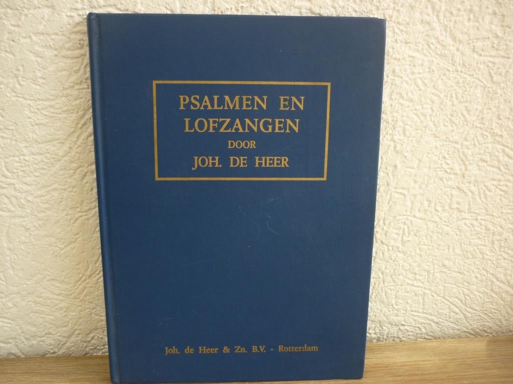 Joh. de Heer - Psalmen en Lozangen voor Harmonium, Orgel, Overige soorten, Ophalen of Verzenden, Zo goed als nieuw