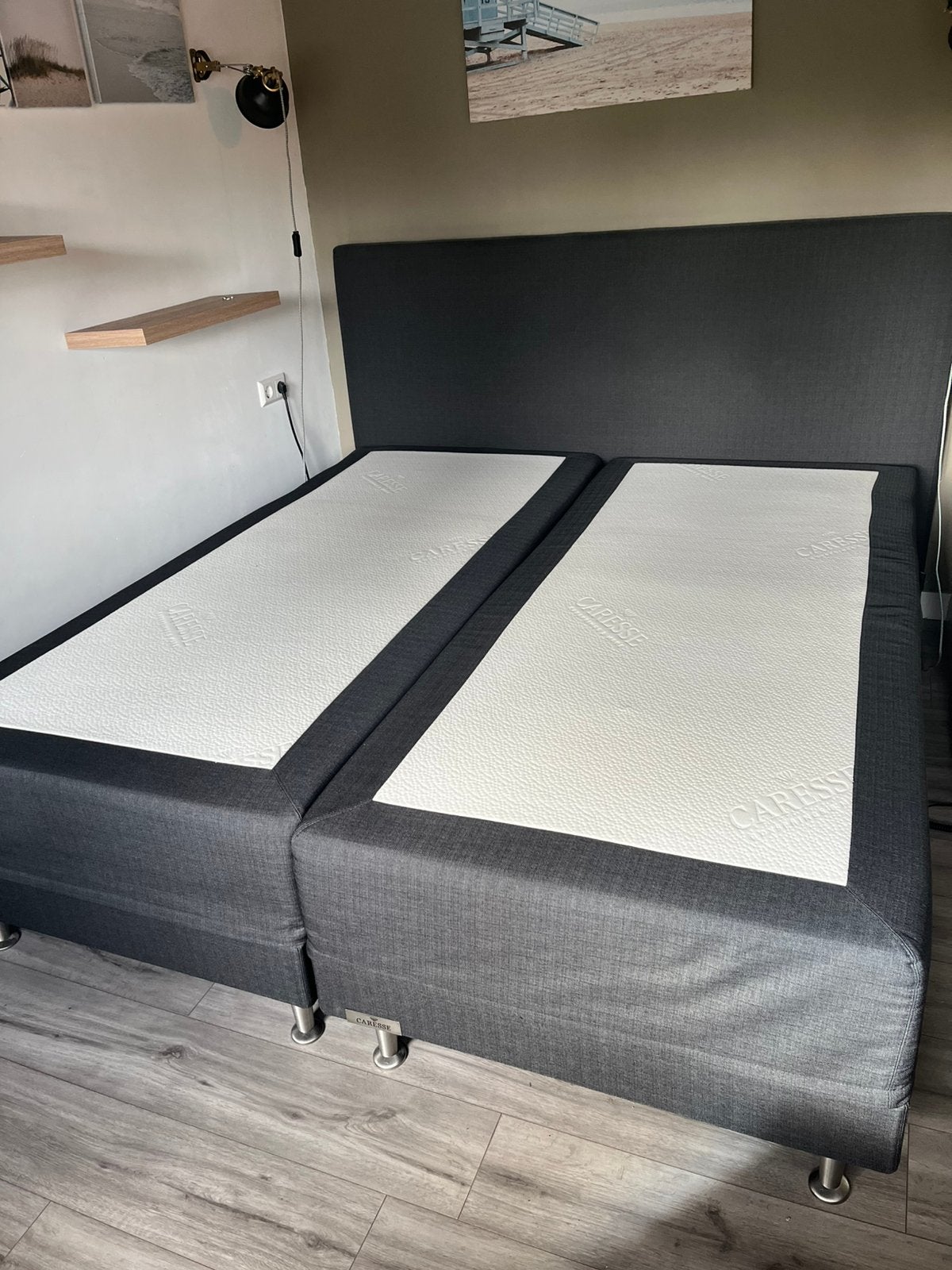 Caresse boxspring, Ophalen, Gebruikt, Tweepersoons, 180 cm