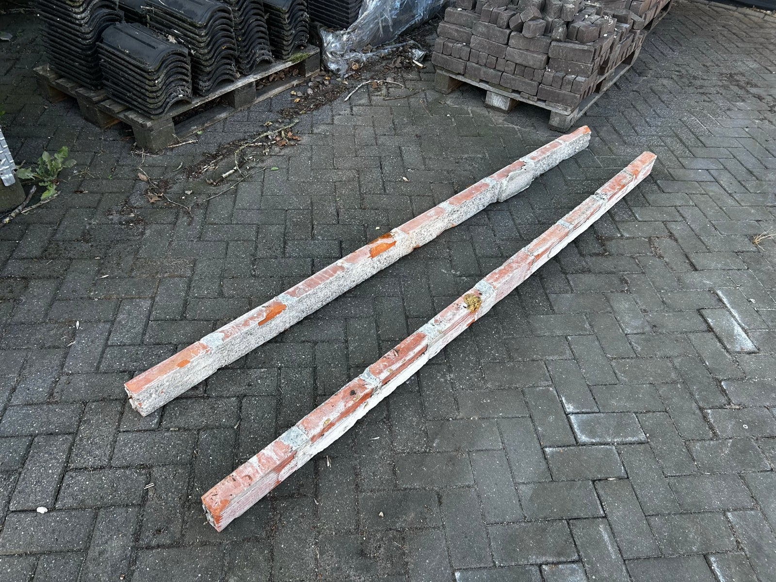 Betonnen lateien, Doe-het-zelf en Verbouw, Ophalen, Gebruikt, Overige typen