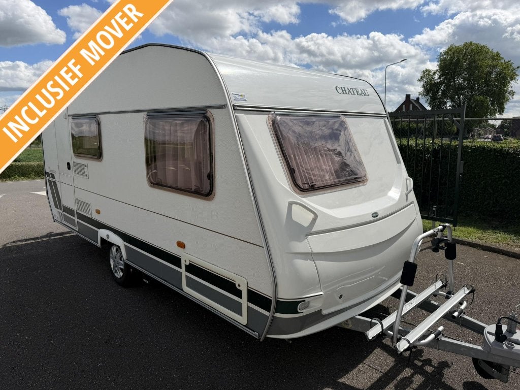 Chateau Caratt 430 - Mover - Unico luifel - 2 Fietsdragers, Chateau, Bedrijf, Treinzit, 750 - 1000 kg
