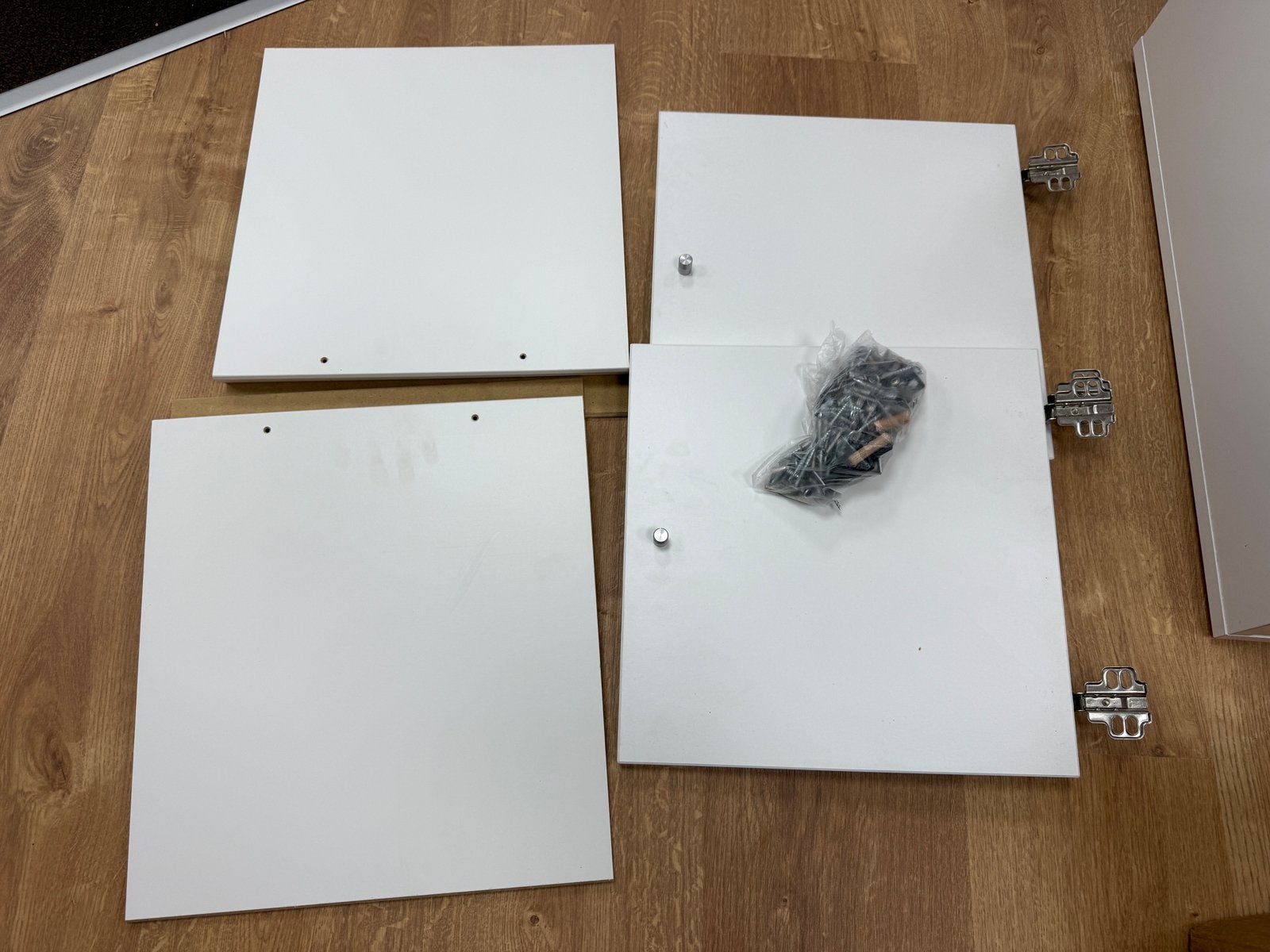 2x IKEA Kallax Inzetdeur Wit - Zo goed als nieuw, Huis en Inrichting, Ophalen of Verzenden, Gebruikt