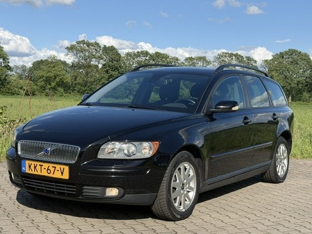 Volvo V50 2.5 T5 SUMMUM 1e EIG 267DKM XENON MEMORY ZW MET, Auto's, Volvo, Voorwielaandrijving, Gebruikt, Zwart, 700 kg