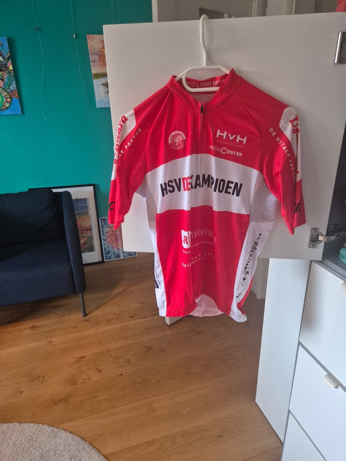 Tactic H.S.V. De Kampioen wielershirt, Ophalen of Verzenden, Zo goed als nieuw, Kleding