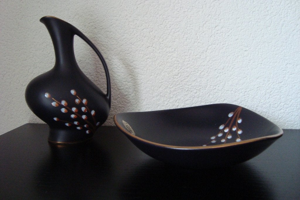 Flora pateel Gouda vaasje, schaaltje, Antiek en Kunst, Ophalen of Verzenden