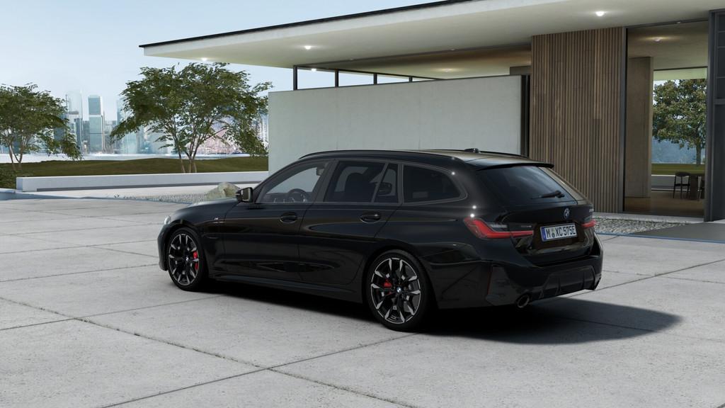 BMW 3 Serie Touring 330e M Sport Automaat / Sportstoelen / A, Auto's, Automaat, 1998 cc, Achterwielaandrijving, Zwart