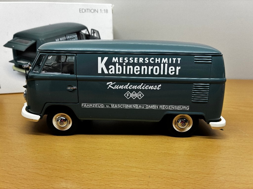 Volkswagen T1b Transporter "Messerschmitt"  1959 1/18 Schuco, Ophalen of Verzenden, Nieuw, Auto, Overige merken