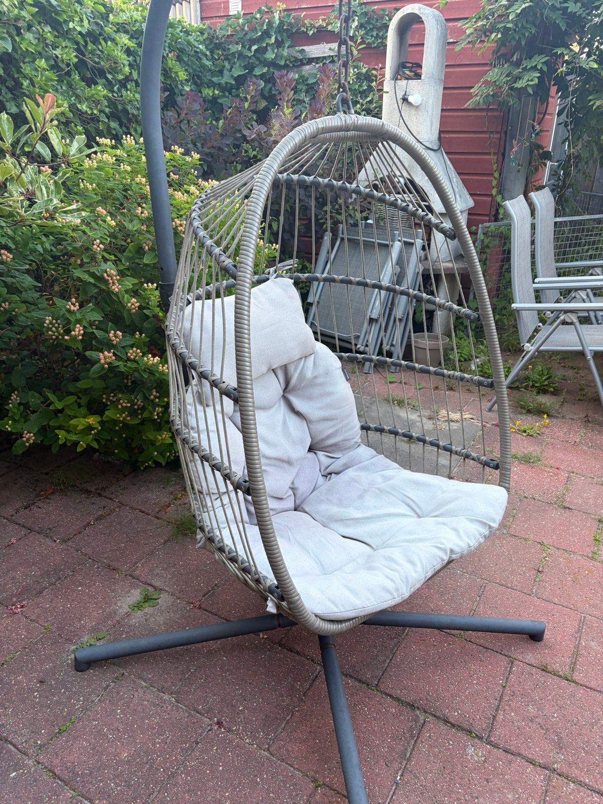 Opvouwbare Hangstoel Intratuin - Goede Staat, Ophalen, Gebruikt, Wicker, Inklapbaar
