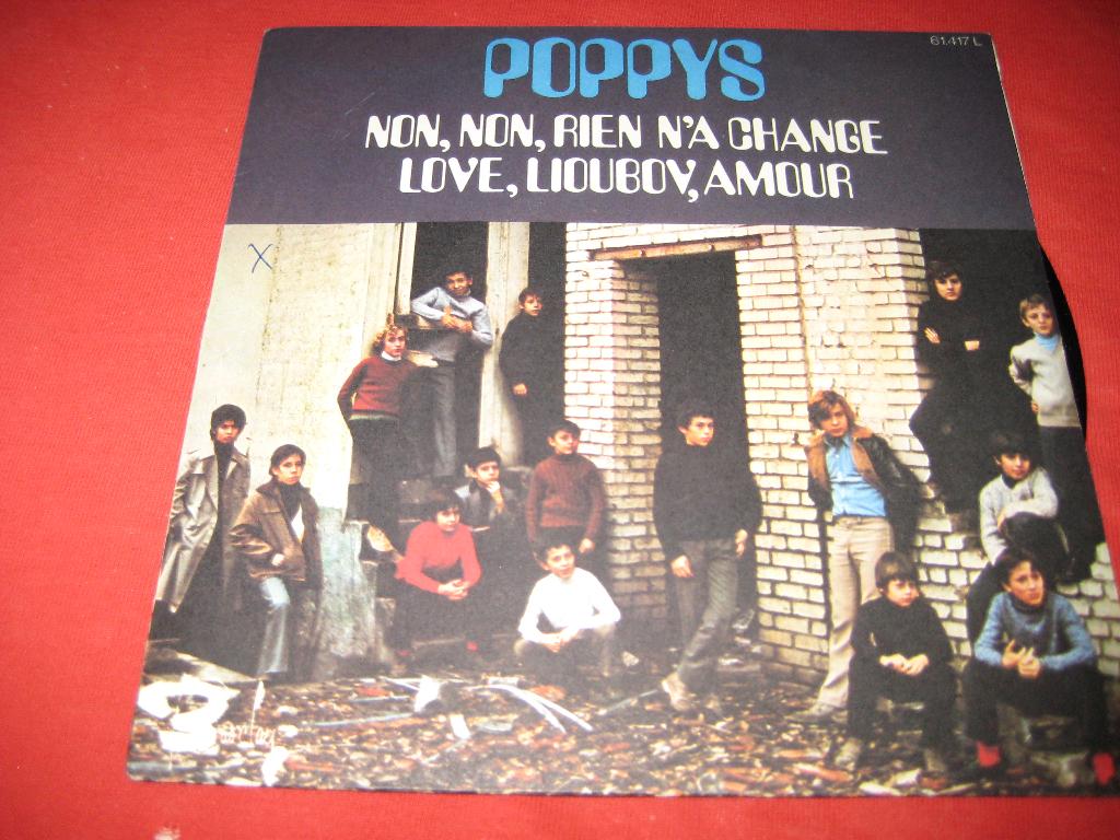 Poppy`s: Non, non, rien n`a change, Ophalen of Verzenden, Zo goed als nieuw, Pop
