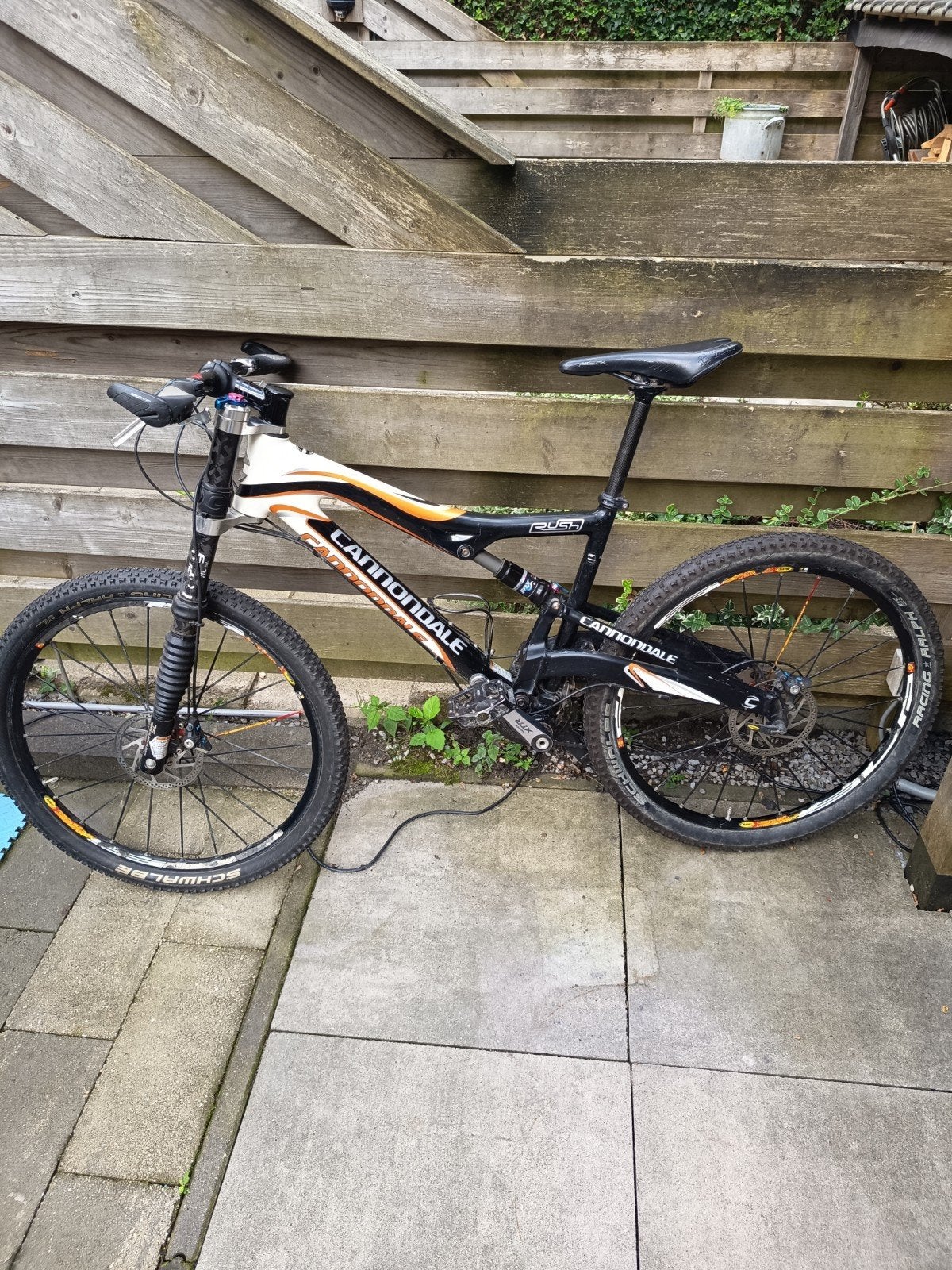 Cannondale Rush Carbon (Maat M) – Lefty Vork & Shimano XTR, Fietsen en Brommers, Fietsen | Mountainbikes en ATB, Gebruikt, Fully