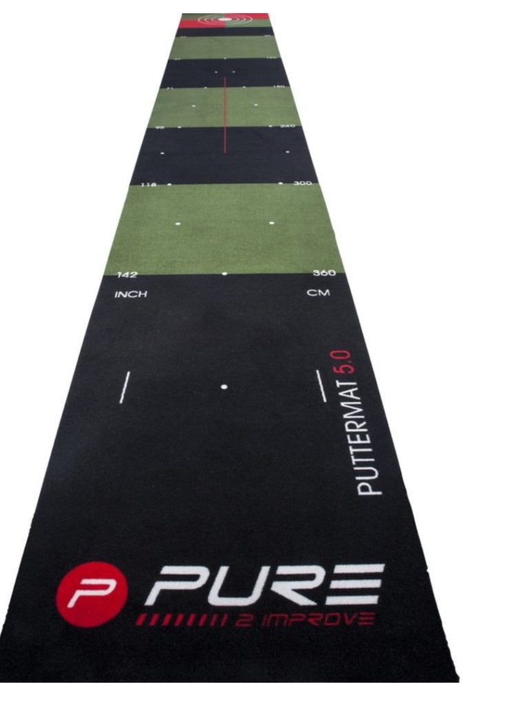 Pure Golf Putting Mat - Indoor Golf - 65x500 cm, Ophalen, Zo goed als nieuw, Overige typen, Overige merken
