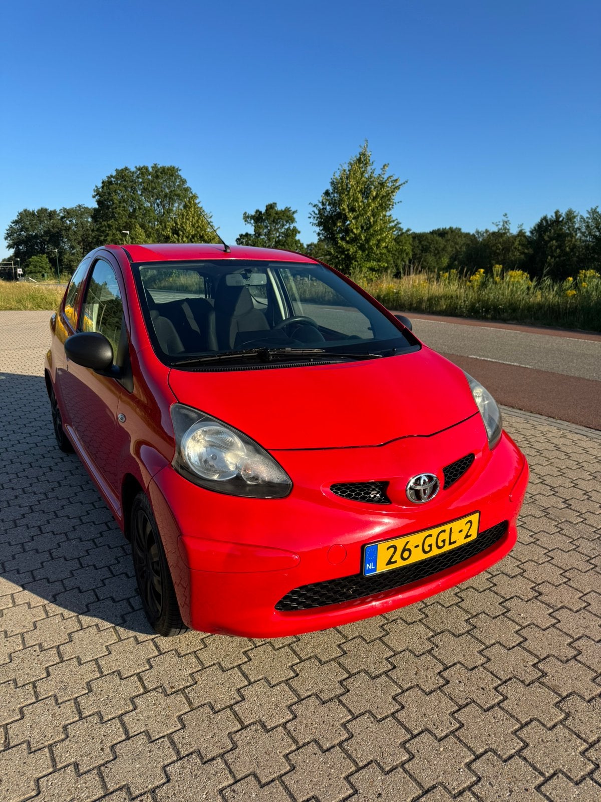 Toyota Aygo 1.0 12V Vvt-i 3DRS MMT 2008 Rood, Voorwielaandrijving, 4 stoelen, 68 pk, Origineel Nederlands