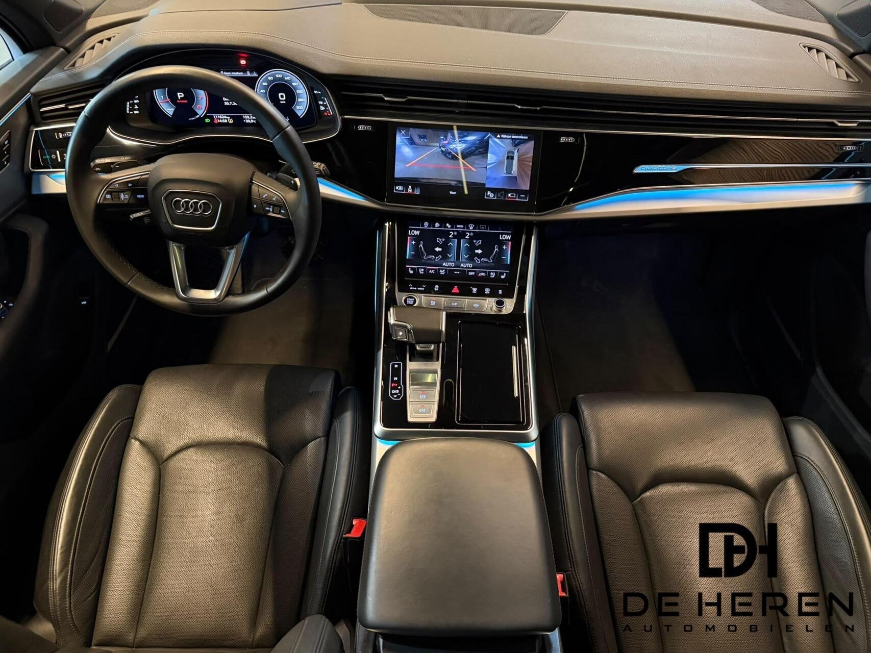 Audi Q7 55 TFSI Quattro SQ7 uitv|7Pers|B&O|Pano|360|Matrix|, Auto's, Audi, Automaat, Gebruikt, 2995 cc, 7 stoelen