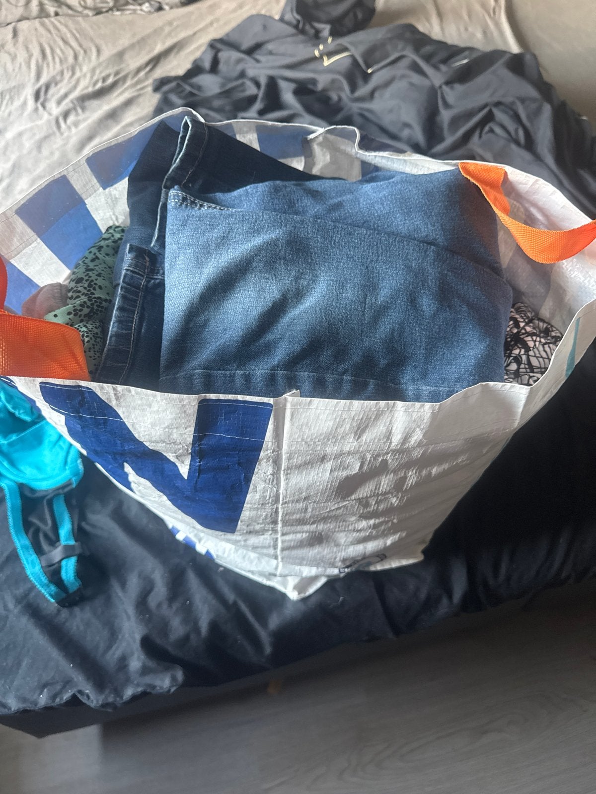 Zwangerschapskleding pakket S/M (broeken, rokje, shirts, tru, Ophalen, Gedragen, Maat 36 (S), Broek of Spijkerbroek