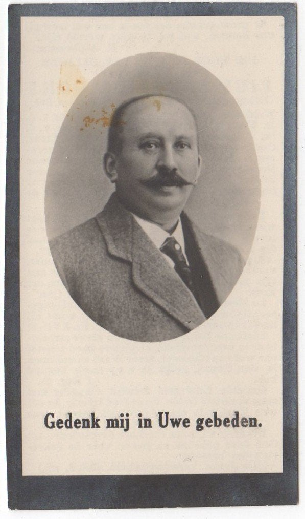 Pius Antonius Ooms 1872 Oud-Vosmeer + 1927 Lepelstraat, 54 j, Verzenden