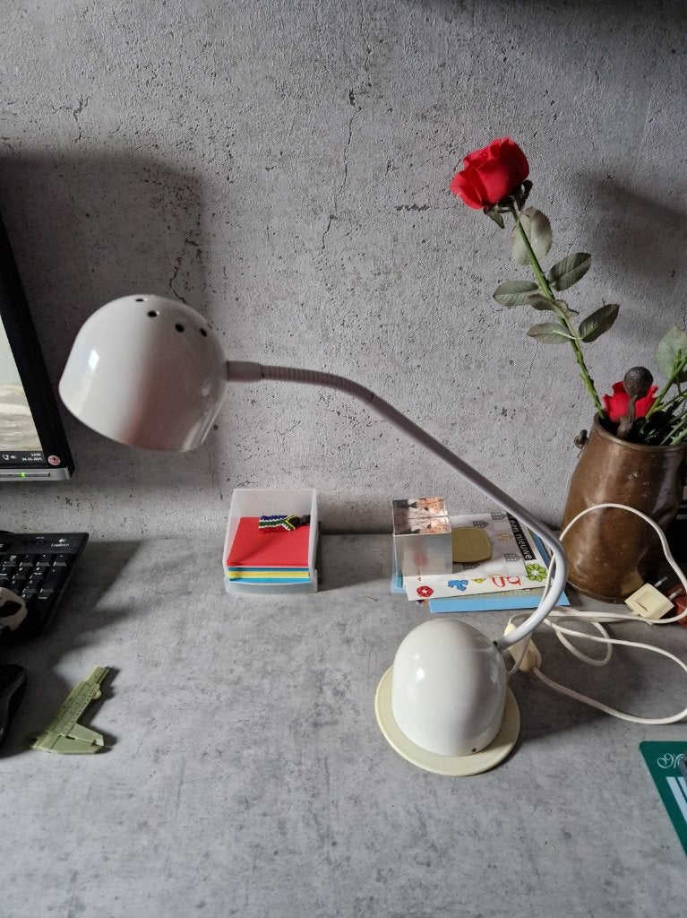 bureaulamp, Ophalen, Gebruikt, Wit, Modern