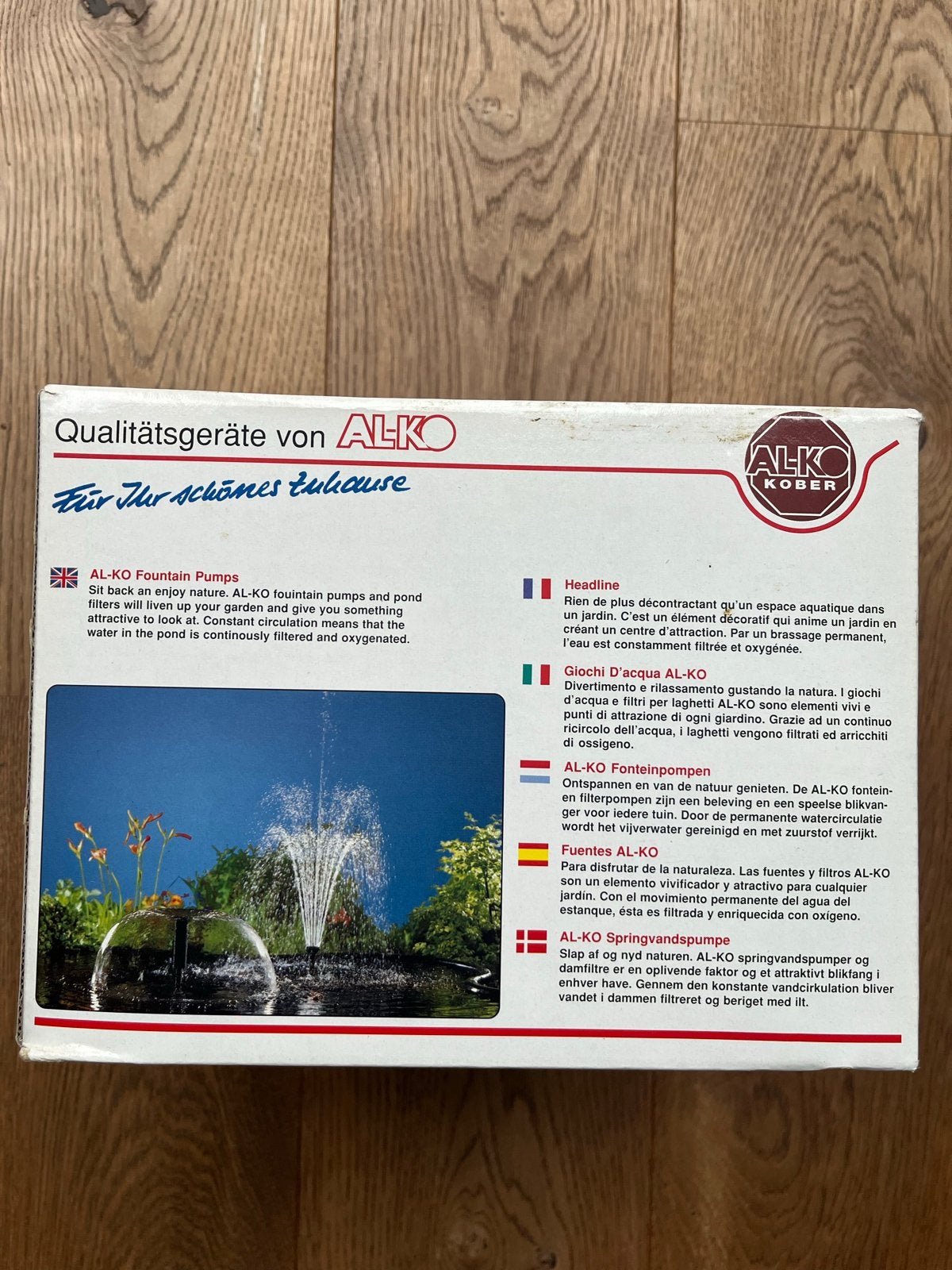 AL-KO Springbrunnenpumpe SPA 800 voor vijver en tuin, Tuin en Terras, Vijvers, Ophalen, Nieuw