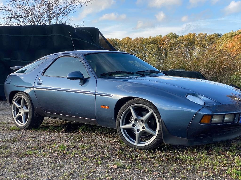 928 Porsche S3 5.0L 32-kleps V8 bouwjaar 1987, Auto's, Porsche, Automaat, Achterwielaandrijving, 5000 cc, Blauw