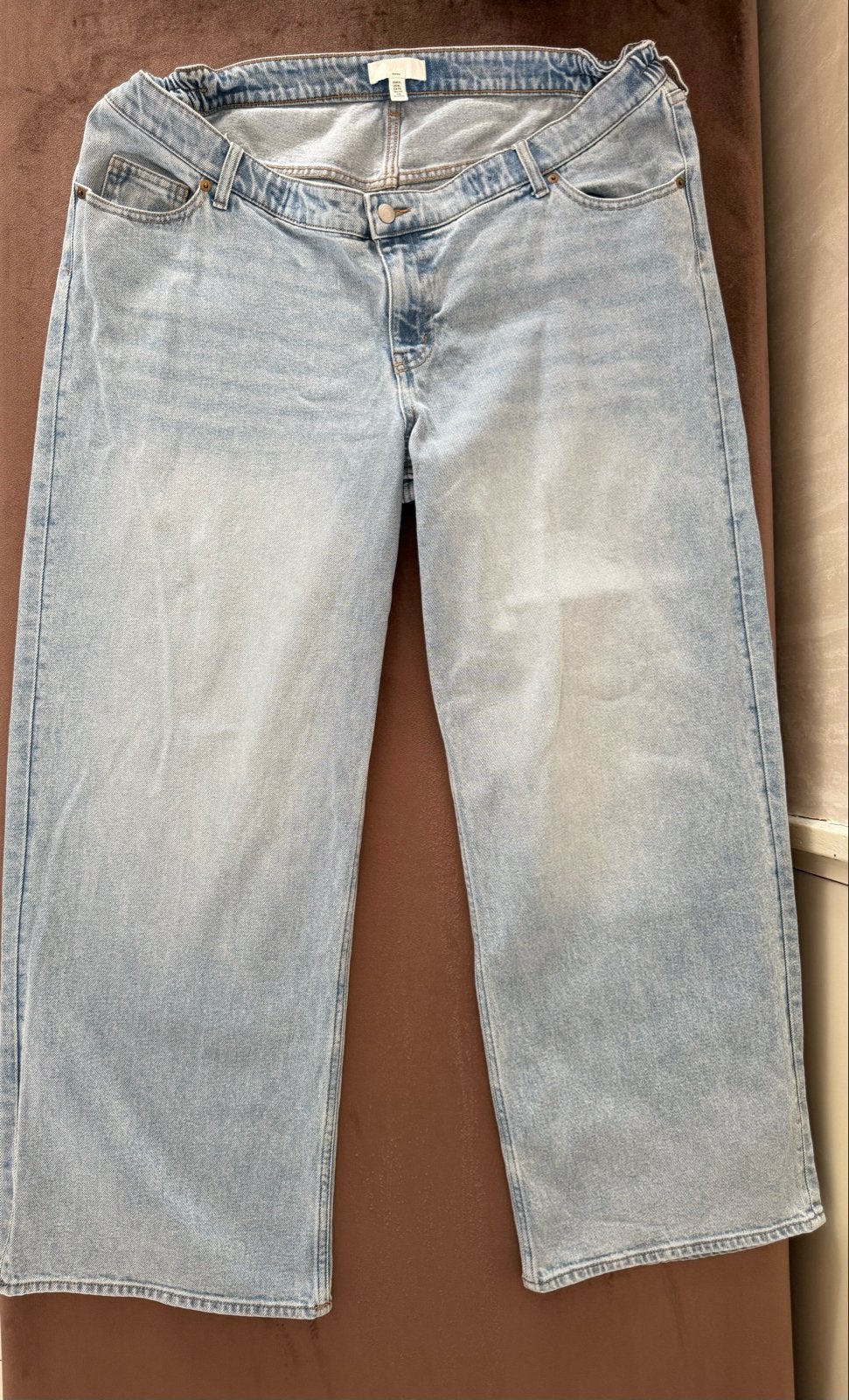 H&M Mama zwangerschapsjeans XL, Kleding | Dames, Maat 46/48 (XL) of groter, Zo goed als nieuw, Broek of Spijkerbroek, Verzenden