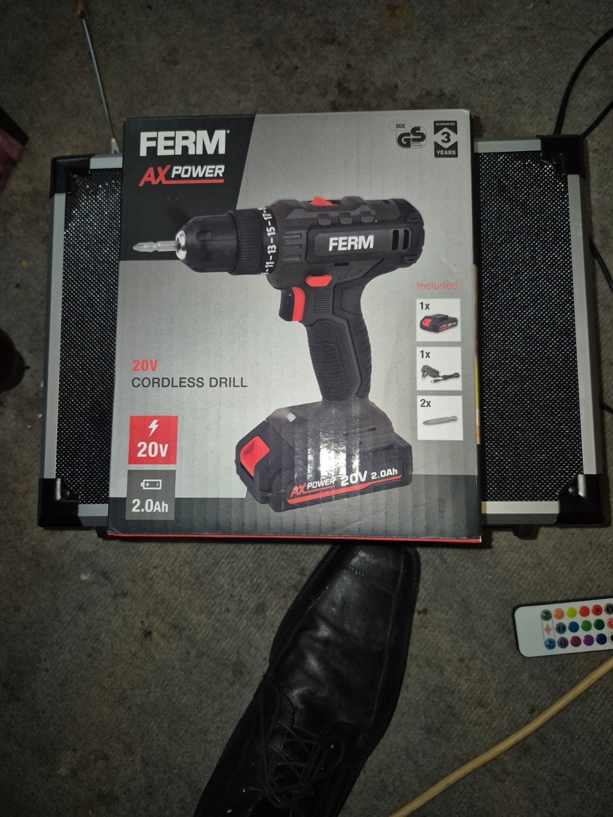 Ferm AX Power 20V Accuboormachine - Nieuw in doos, Ophalen of Verzenden, Nieuw, Minder dan 400 watt, Boor- en Schroefmachine