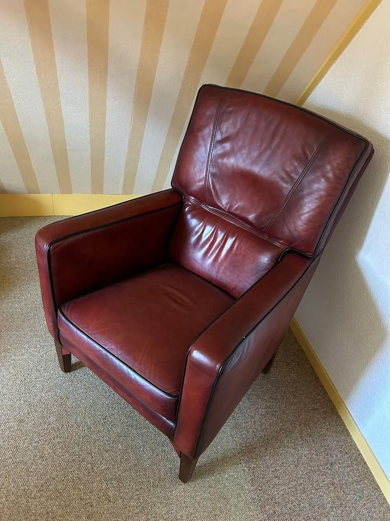 Fauteuil, Ophalen of Verzenden, Zo goed als nieuw, 75 tot 100 cm, 50 tot 75 cm
