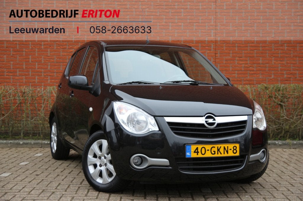 Opel Agila 1.0 65pk Enjoy | NL-auto | Airco | Elektr. ramen, Auto's, Opel, Voorwielaandrijving, Stof, Gebruikt, Origineel Nederlands