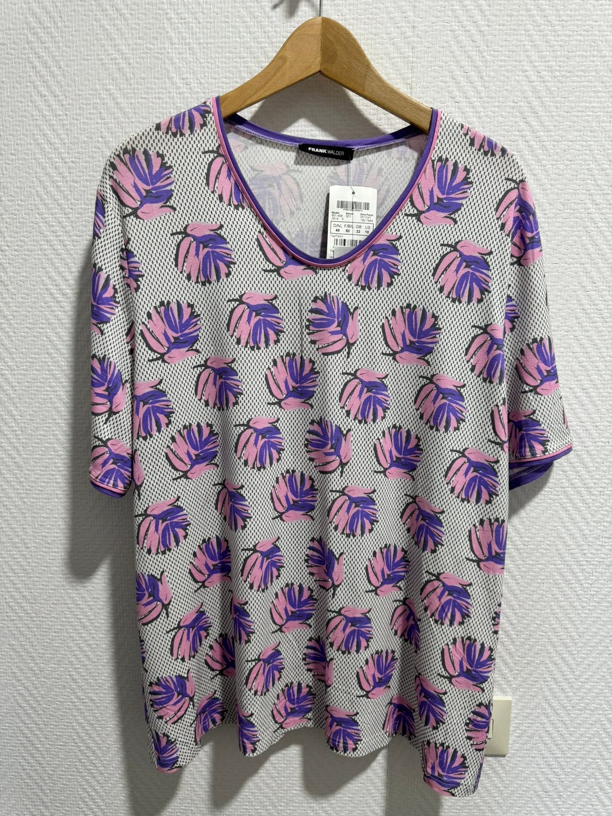Frank walder shirt maat 46/48, Verzenden, Nieuw, Maat 46/48 (XL) of groter, Korte mouw