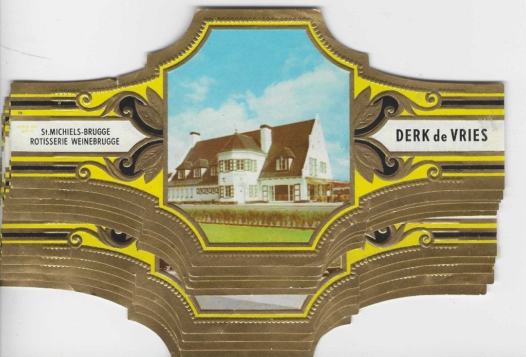 reeks 620   DERK DE VRIES  207  1-10   sigarenbanden, Ophalen of Verzenden, Zo goed als nieuw, Sigarenbandjes