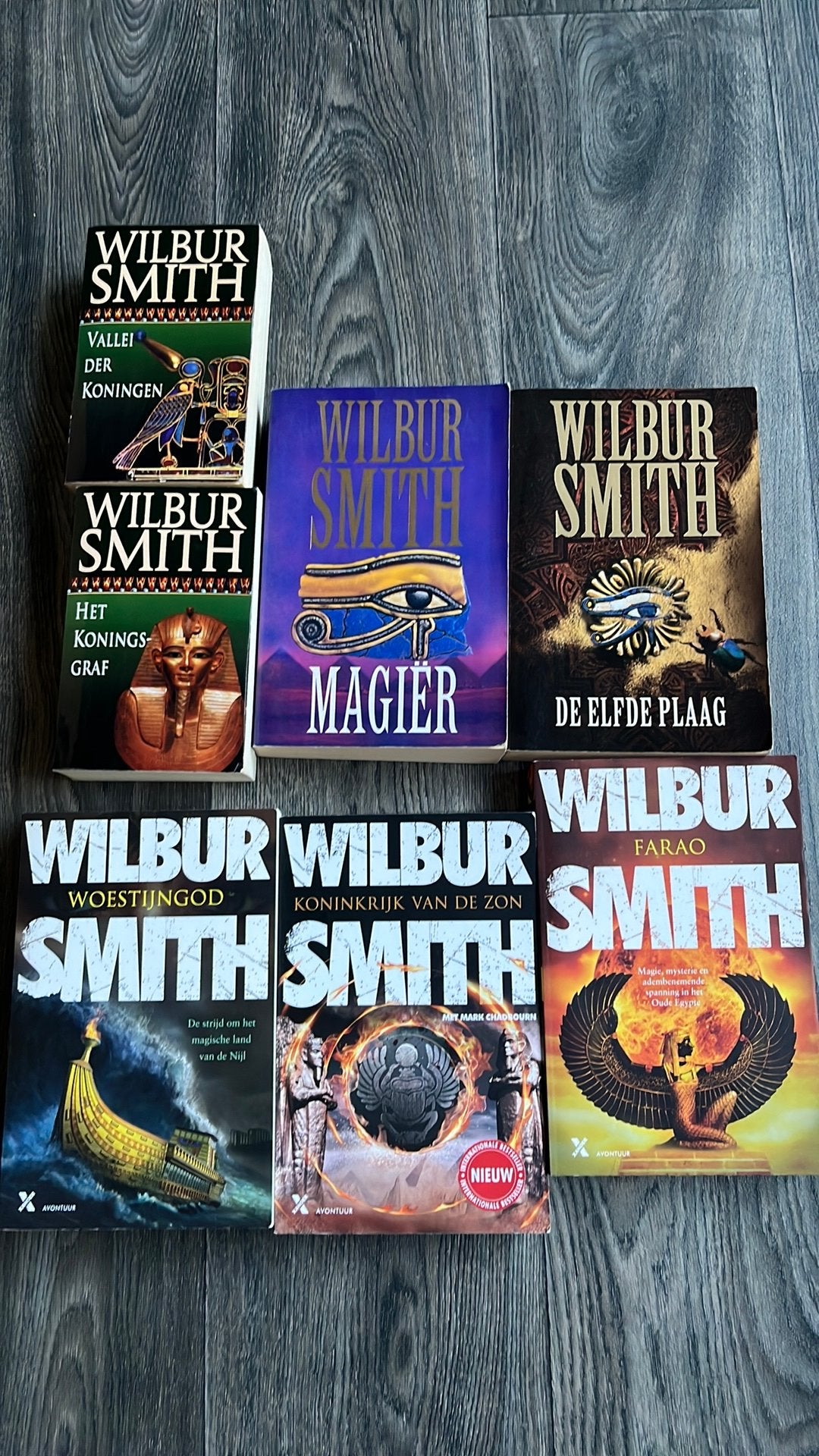 Egypte serie van Wilbur Smith, Boeken, Ophalen of Verzenden, Gelezen