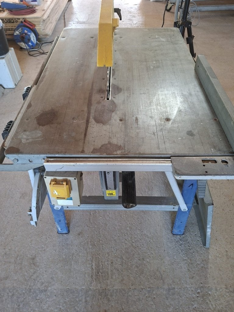 Bouwzaag 380 volt, Ophalen, Gebruikt, 70 mm of meer, Overige typen