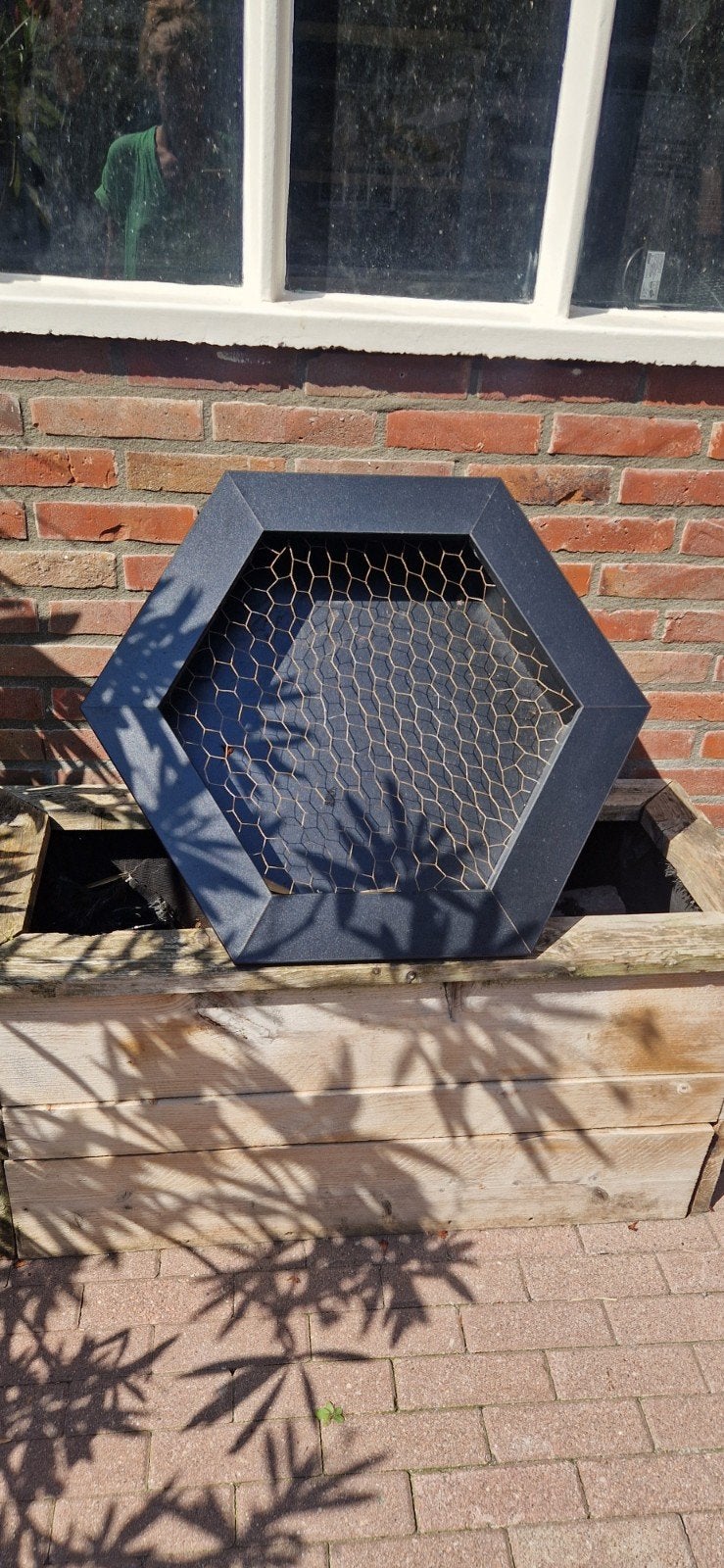 Zelf in te richten insectenhuis - Hexagon insectenhotel, Ophalen
