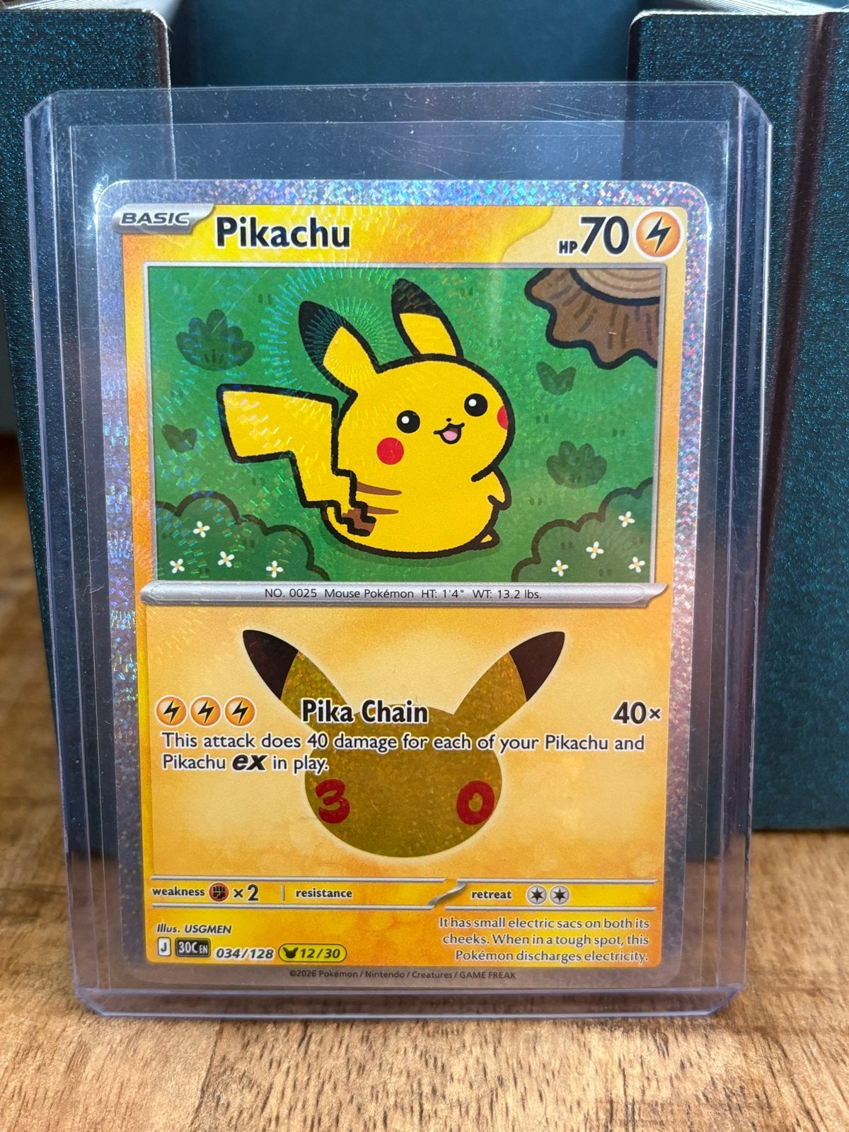30th Celebrations - Pikachu 2x, Meowth, Ditto, Eevee (Promo), Ophalen of Verzenden, Nieuw, Meerdere kaarten, Foil