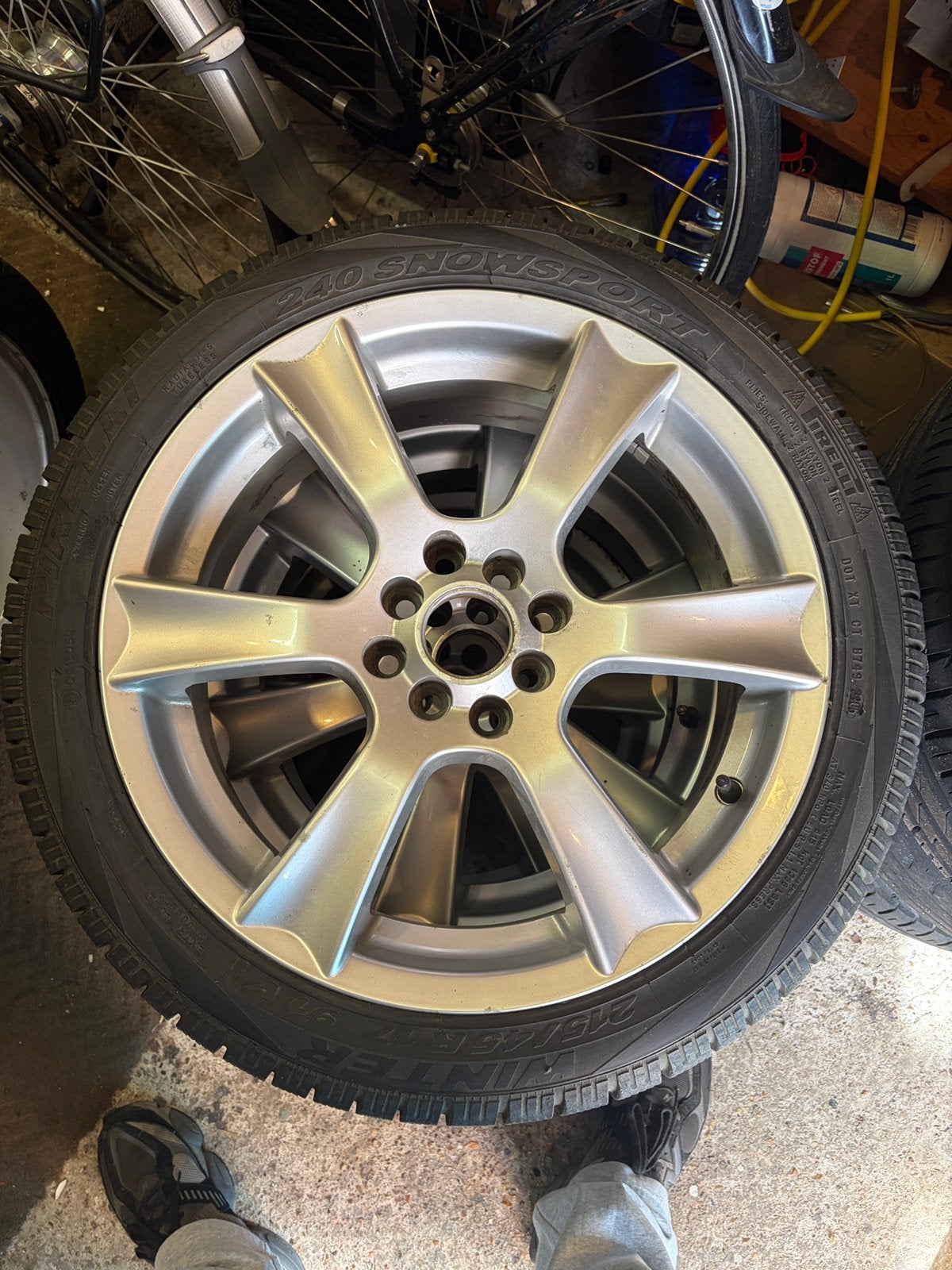 17” lichtmetalen velgen 4x100/4x114,3 (dubbele steek), Ophalen, Velg(en), 17 inch, Winterbanden