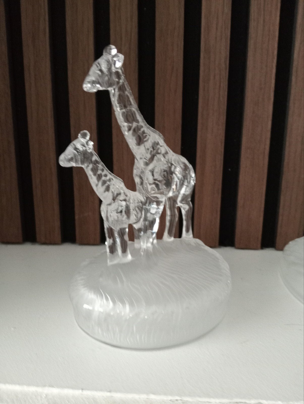 Cristal d'Arques Giraffen Beeldje, Ophalen of Verzenden, Zo goed als nieuw, Modern, Wit