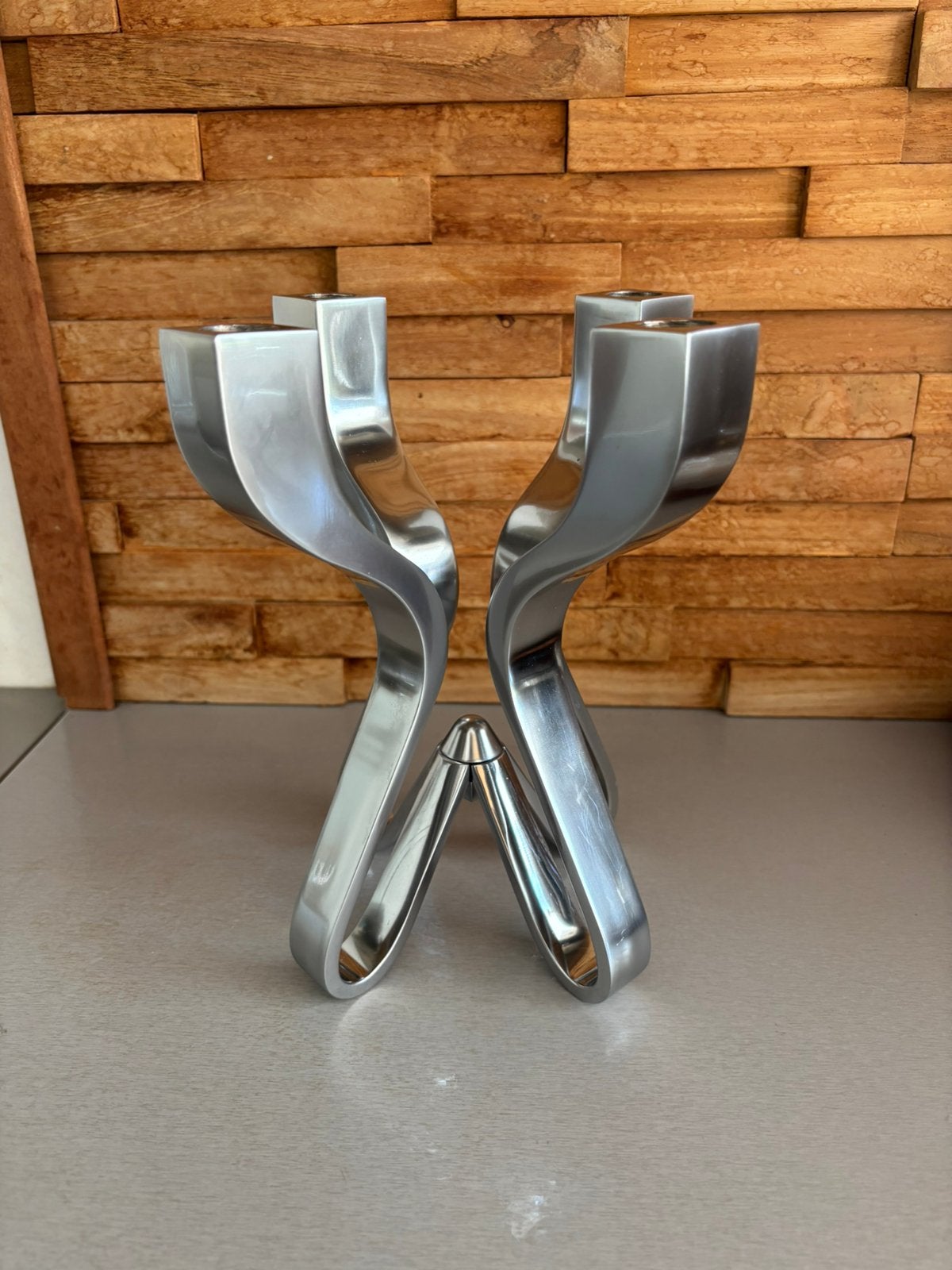 Umbra kandelaar Karim Radhid/ designkandelaar Umbra, Gebruikt, Overige merken, Ophalen of Verzenden, 22 cm