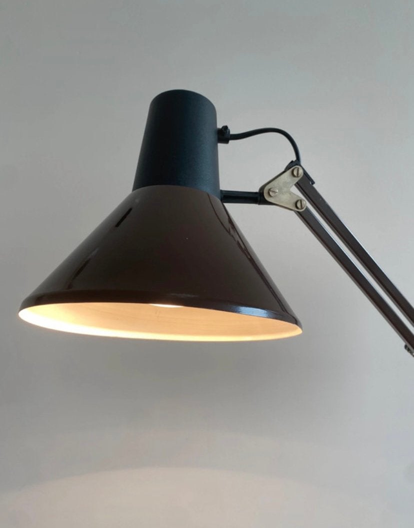 Vintage Architectenlamp Massive | Tafellamp | Bureaulamp, Bureaulamp, Verstelbaar, Vintage, Ophalen of Verzenden