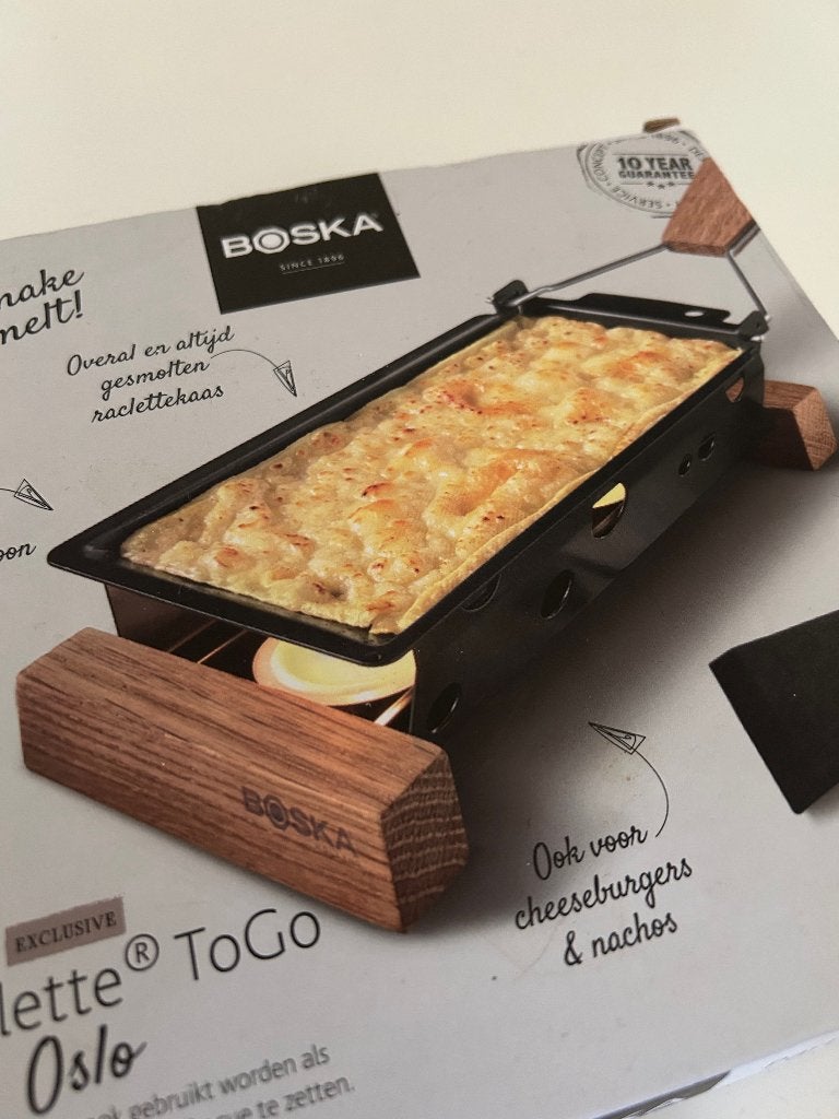 BOSKA Partyclette ToGo Oslo – raclette set, Ophalen of Verzenden, Vaatwasmachinebestendig, Nieuw, Tafelgrill