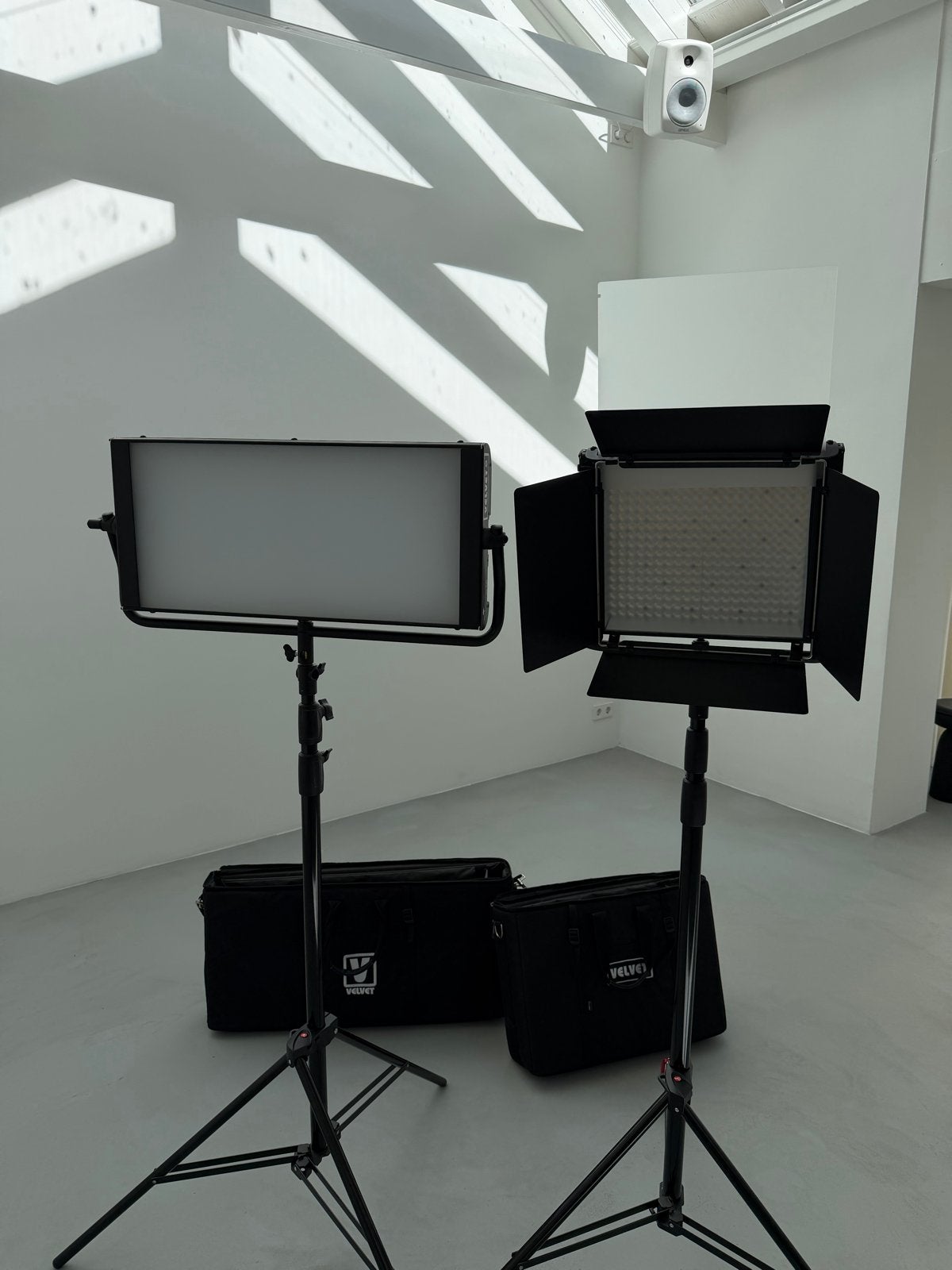 Velvet Light LED Panelen Set (VELVET2 & VELVET Power 1), Ophalen, Zo goed als nieuw, Video