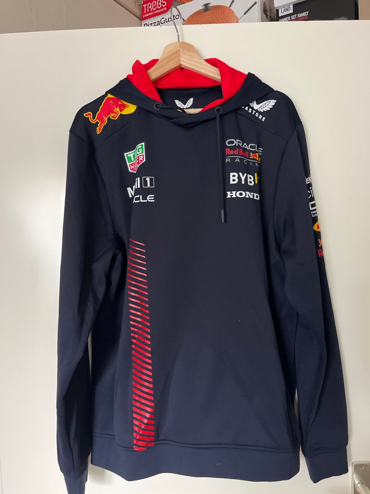 Red Bull Racing F1 Hoodie Castore - Maat XL, Ophalen of Verzenden, Zo goed als nieuw, Maat 56/58 (XL), Blauw