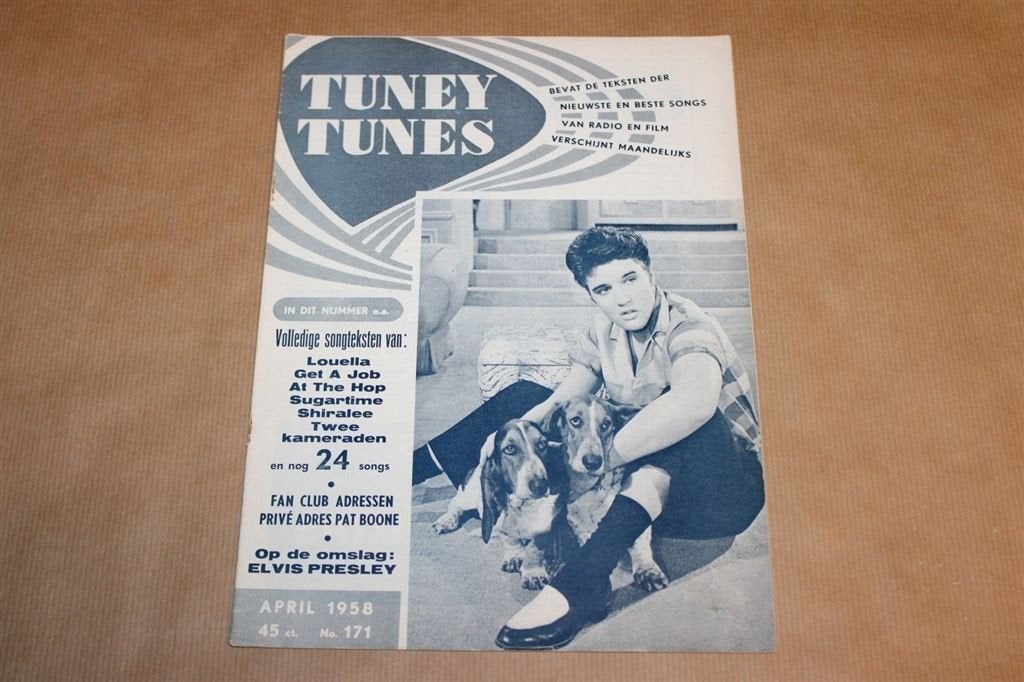 Tuney Tunes - No. 171 - 1958 - Met Elvis Presley !!, Verzamelen, Ophalen of Verzenden, 1940 tot 1960, Knipsel(s)