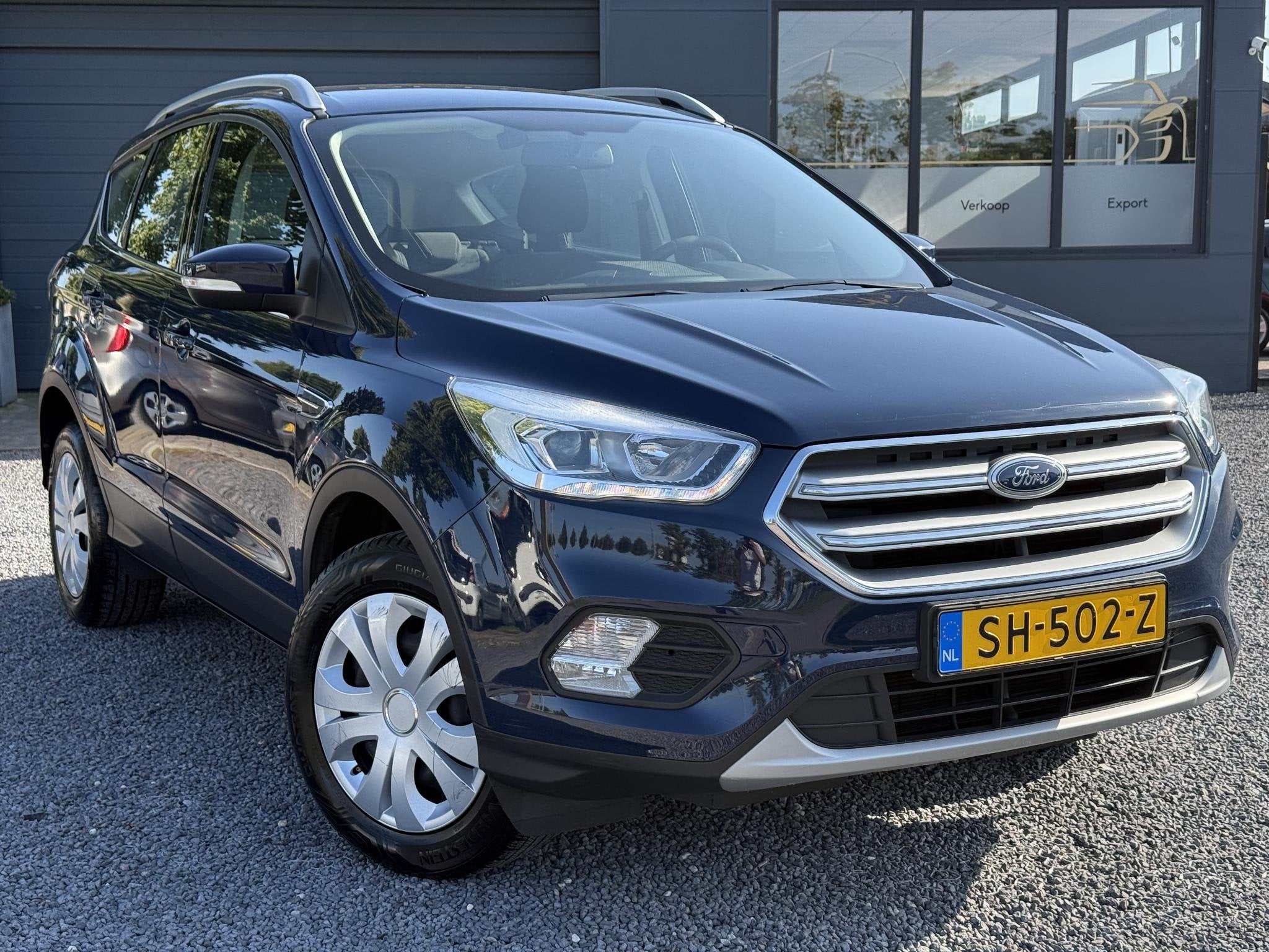 Ford Kuga 1.5 EcoBoost Trend Ultimate 2e Eigenaar,NaviDealer, Auto's, Stof, Euro 6, 4 cilinders, Blauw