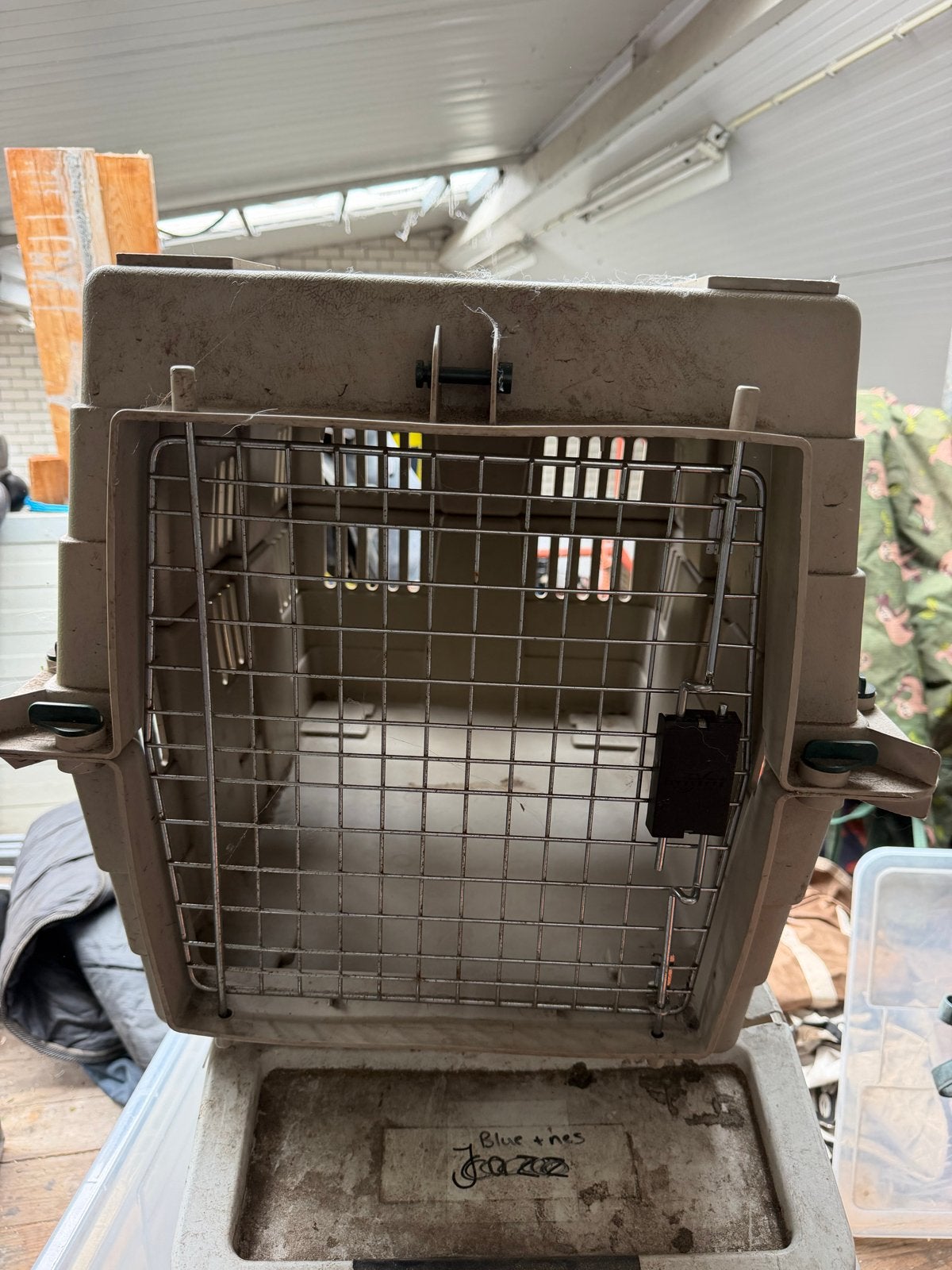 Honden transport bench, Ophalen, Gebruikt