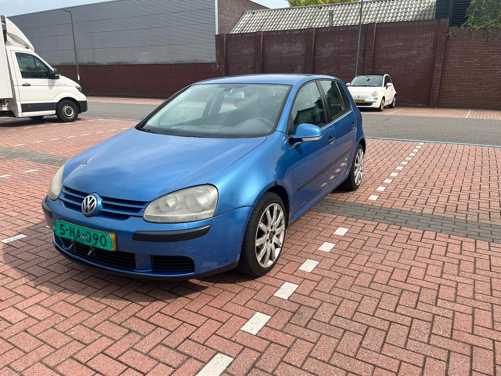 Volkswagen Golf 1.6 16V FSI 85KW 5D 2004 Blauw, Voorwielaandrijving, 4 cilinders, Blauw, 620 kg